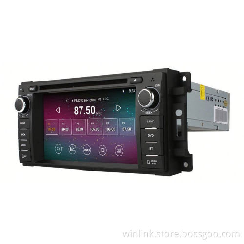 DDR3 2G quad core RK3188 1.6GHz Android 4.4 & Android 5.1 car audio for Jeep Chrysler Dodge support DVR